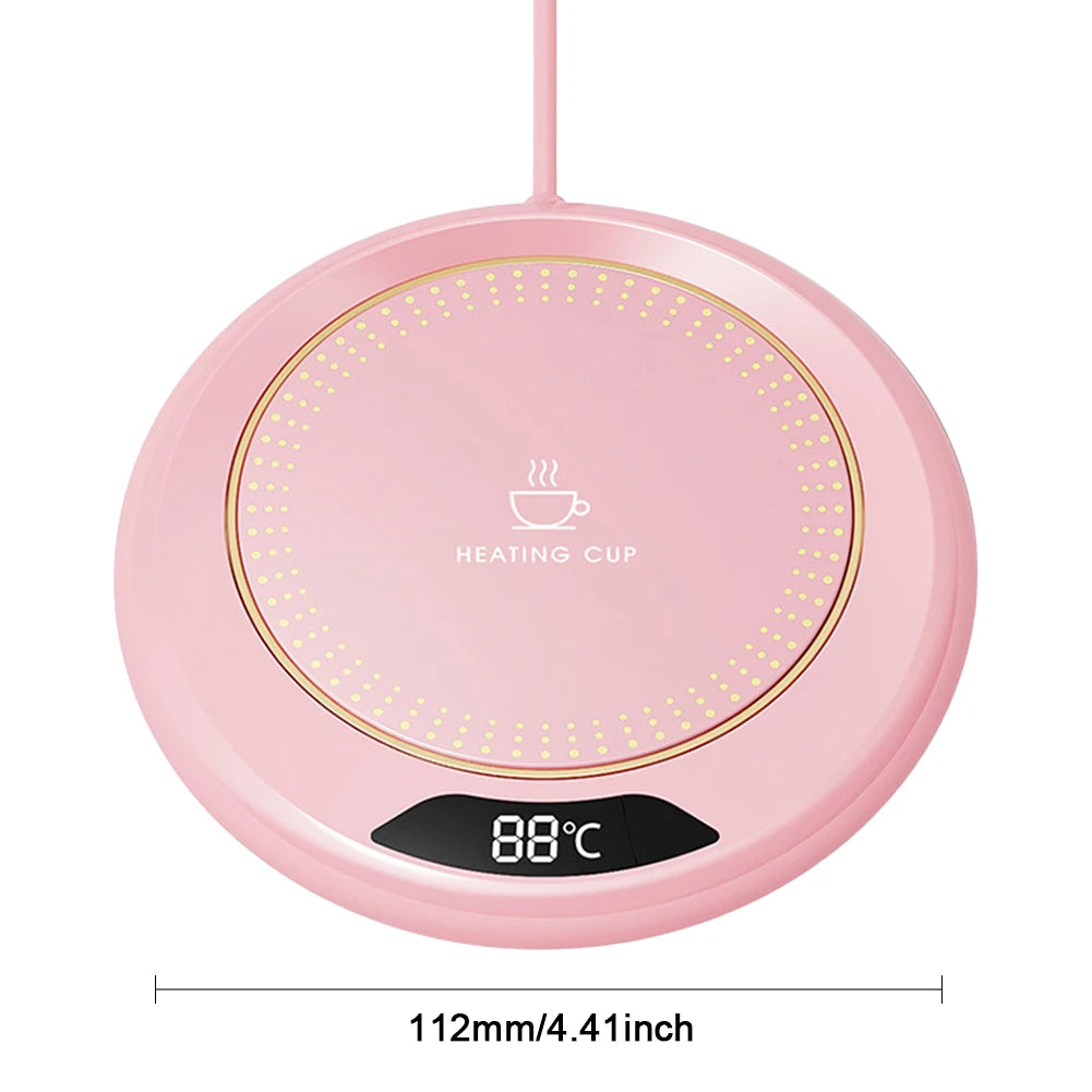 Coffee Mug Warmer 3 Temperature Setting Electric Cup Heater USB Constant Cup Warmer Tea Water Milk Heating Coasters Pad for Home